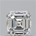 Natural Diamond 0.91 Carats, Asscher with  Cut, J Color, VVS2 Clarity and Certified by GIA