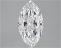 Natural Diamond 2.50 Carats, Marquise with  Cut, F Color, SI2 Clarity and Certified by GIA