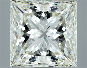 Picture of Natural Diamond 5.03 Carats, Princess with  Cut, J Color, VS2 Clarity and Certified by IGI