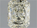 Natural Diamond 1.06 Carats, Radiant with  Cut, K Color, SI1 Clarity and Certified by GIA