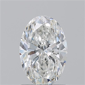 Picture of Natural Diamond 1.21 Carats, Oval with  Cut, G Color, VS2 Clarity and Certified by GIA
