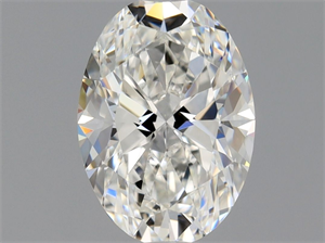 Picture of Natural Diamond 0.75 Carats, Oval with  Cut, G Color, VVS2 Clarity and Certified by GIA