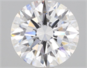 Lab Grown Diamond 1.53 Carats, Round with Ideal Cut, D Color, VS1 Clarity and Certified by IGI