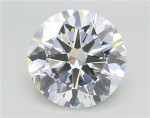 Picture of Lab Grown Diamond 5.70 Carats, Round with Excellent Cut, G Color, VVS2 Clarity and Certified by IGI