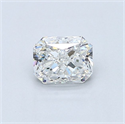 Natural Diamond 0.71 Carats, Radiant with  Cut, F Color, IF Clarity and Certified by GIA