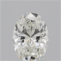 Diamante Natural 0.52 quilates, Ovalado , Color G, claridad VS2 y certificado GIA