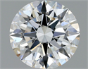 Diamante Natural 0.52 quilates, Redondo , Color F, claridad VS2 y certificado GIA