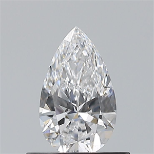 Picture of Natural Diamond 0.50 Carats, Pear with  Cut, D Color, VS1 Clarity and Certified by GIA