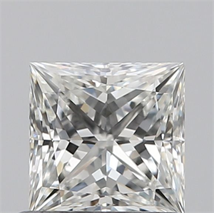 Picture of Natural Diamond 0.74 Carats, Princess with  Cut, I Color, VVS1 Clarity and Certified by GIA