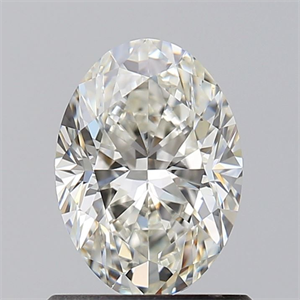 Picture of Natural Diamond 0.91 Carats, Oval with  Cut, H Color, VS2 Clarity and Certified by GIA