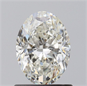 Diamante Natural 0.91 quilates, Ovalado , Color H, claridad VS2 y certificado GIA