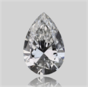 Natural Diamond 0.50 Carats, Pear with  Cut, F Color, VVS1 Clarity and Certified by GIA