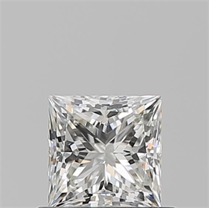 Picture of Natural Diamond 0.61 Carats, Princess with  Cut, I Color, VS1 Clarity and Certified by GIA