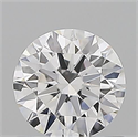 Natural Diamond 0.71 Carats, Round with Excellent Cut, D Color, VVS1 Clarity and Certified by GIA