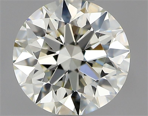 Picture of Natural Diamond 0.52 Carats, Round with Excellent Cut, M Color, VVS1 Clarity and Certified by GIA