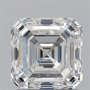 Foto Diamante Natural 2.01 quilates, Asscher , Color H, claridad VS2 y certificado GIA de