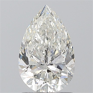 Picture of Natural Diamond 1.20 Carats, Pear with  Cut, I Color, SI2 Clarity and Certified by GIA