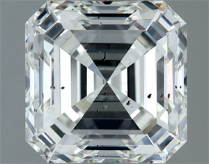 Picture of Natural Diamond 1.53 Carats, Asscher with  Cut, H Color, SI2 Clarity and Certified by IGI