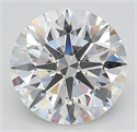 Lab Grown Diamond 4.20 Carats, Round with Ideal Cut, E Color, VVS1 Clarity and Certified by IGI