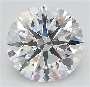 Picture of Lab Grown Diamond 4.20 Carats, Round with Ideal Cut, E Color, VVS1 Clarity and Certified by IGI