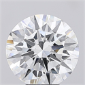 Del inventario de diamantes de laboratorio, 7.02 quilates, Redondo , Color F, claridad VVS2 y certificado IGI