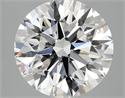 Del inventario de diamantes de laboratorio, 3.03 quilates, Redondo , Color D, claridad VVS2 y certificado IGI