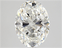 Diamante Natural 1.74 quilates, Ovalado , Color F, claridad VVS2 y certificado GIA