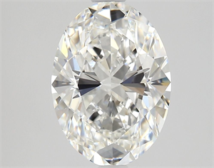 Foto Diamante Natural 1.74 quilates, Ovalado , Color F, claridad VVS2 y certificado GIA de