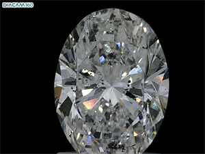 Picture of Natural Diamond 1.50 Carats, Oval with  Cut, D Color, SI2 Clarity and Certified by GIA