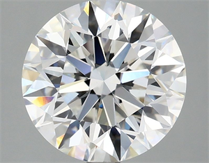 Picture of Lab Grown Diamond 3.06 Carats, Round with Excellent Cut, F Color, VVS2 Clarity and Certified by IGI