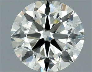 Picture of Natural Diamond 0.80 Carats, Round with Excellent Cut, K Color, VVS2 Clarity and Certified by IGI