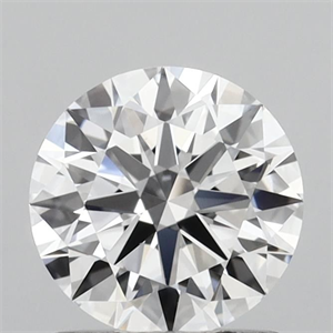 Picture of Lab Grown Diamond 1.16 Carats, Round with Excellent Cut, D Color, VVS2 Clarity and Certified by IGI