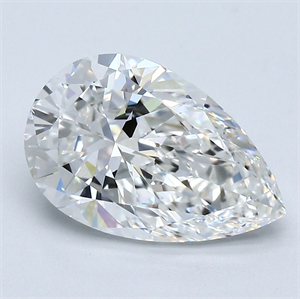 Foto Diamante Natural 2.51 quilates, De pera , Color F, claridad VS1 y certificado GIA de
