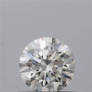 Picture of Natural Diamond 0.41 Carats, Round with Excellent Cut, H Color, VS2 Clarity and Certified by GIA