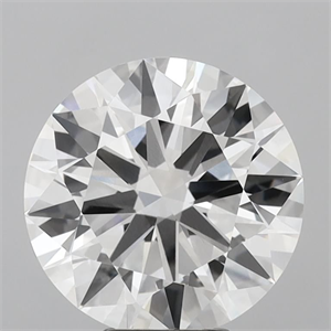 Picture of Lab Grown Diamond 5.81 Carats, Round with Ideal Cut, E Color, VVS2 Clarity and Certified by IGI