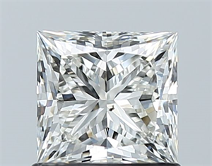 Foto Diamante Natural 1.02 quilates, Princesa , Color I, claridad SI1 y certificado GIA de