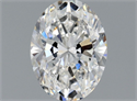 Natural Diamond 0.57 Carats, Oval with  Cut, E Color, VS2 Clarity and Certified by GIA
