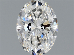 Picture of Natural Diamond 0.57 Carats, Oval with  Cut, E Color, VS2 Clarity and Certified by GIA