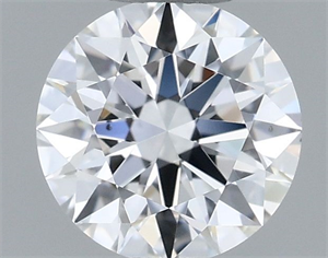 Foto Diamante Natural 0.52 quilates, Redondo , Color F, claridad VS2 y certificado GIA de