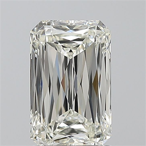 Picture of Natural Diamond 1.70 Carats, Radiant with  Cut, J Color, VVS1 Clarity and Certified by GIA