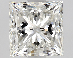 Picture of Natural Diamond 1.02 Carats, Princess with  Cut, H Color, VVS2 Clarity and Certified by GIA