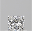Diamante Natural 0.50 quilates, Princesa , Color G, claridad VVS1 y certificado GIA