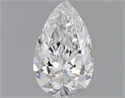 Diamante Natural 0.60 quilates, De pera , Color D, claridad VS1 y certificado GIA