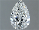 Diamante Natural 0.60 quilates, De pera , Color F, claridad VS1 y certificado GIA