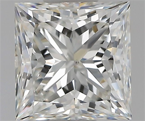 Picture of Natural Diamond 1.20 Carats, Princess with  Cut, G Color, VS2 Clarity and Certified by GIA