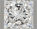 Natural Diamond 2.01 Carats, Princess with  Cut, G Color, VS2 Clarity and Certified by GIA