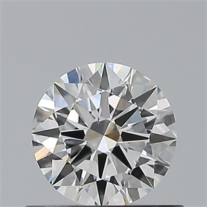 Foto Diamante Natural 0.55 quilates, Redondo , Color F, claridad VVS2 y certificado GIA de