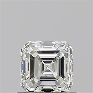 Picture of Natural Diamond 0.70 Carats, Asscher with  Cut, K Color, VVS1 Clarity and Certified by GIA