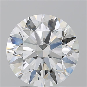 Picture of Natural Diamond 2.95 Carats, Round with Excellent Cut, I Color, SI2 Clarity and Certified by GIA