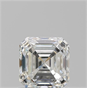 Natural Diamond 1.02 Carats, Asscher with  Cut, H Color, VS2 Clarity and Certified by GIA